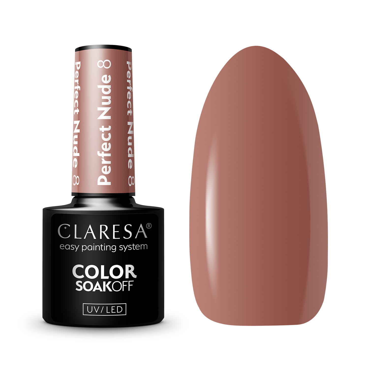 Claresa Hybrid Varnish Perfect Nude 8