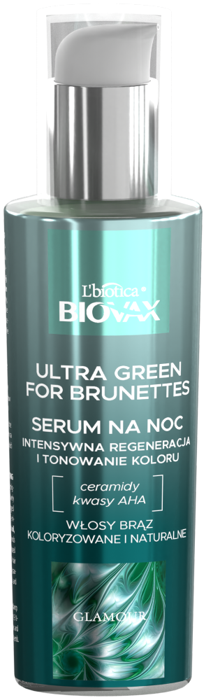 Biovax Ultra Green for Brunettes Serum de noapte 100ml