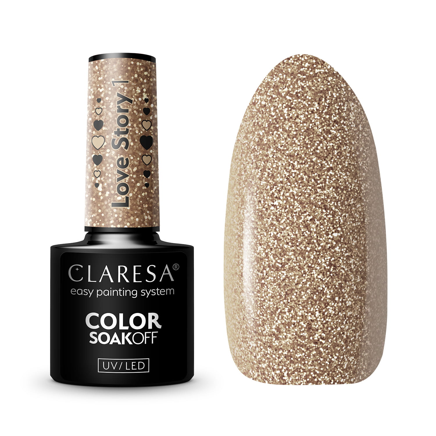 Claresa Hybrid Varnish Love Story 1