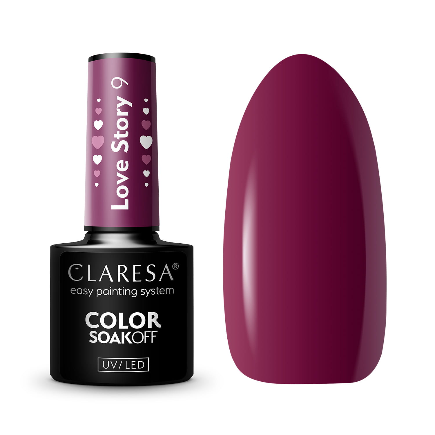Claresa Hybrid Varnish Love Story 9