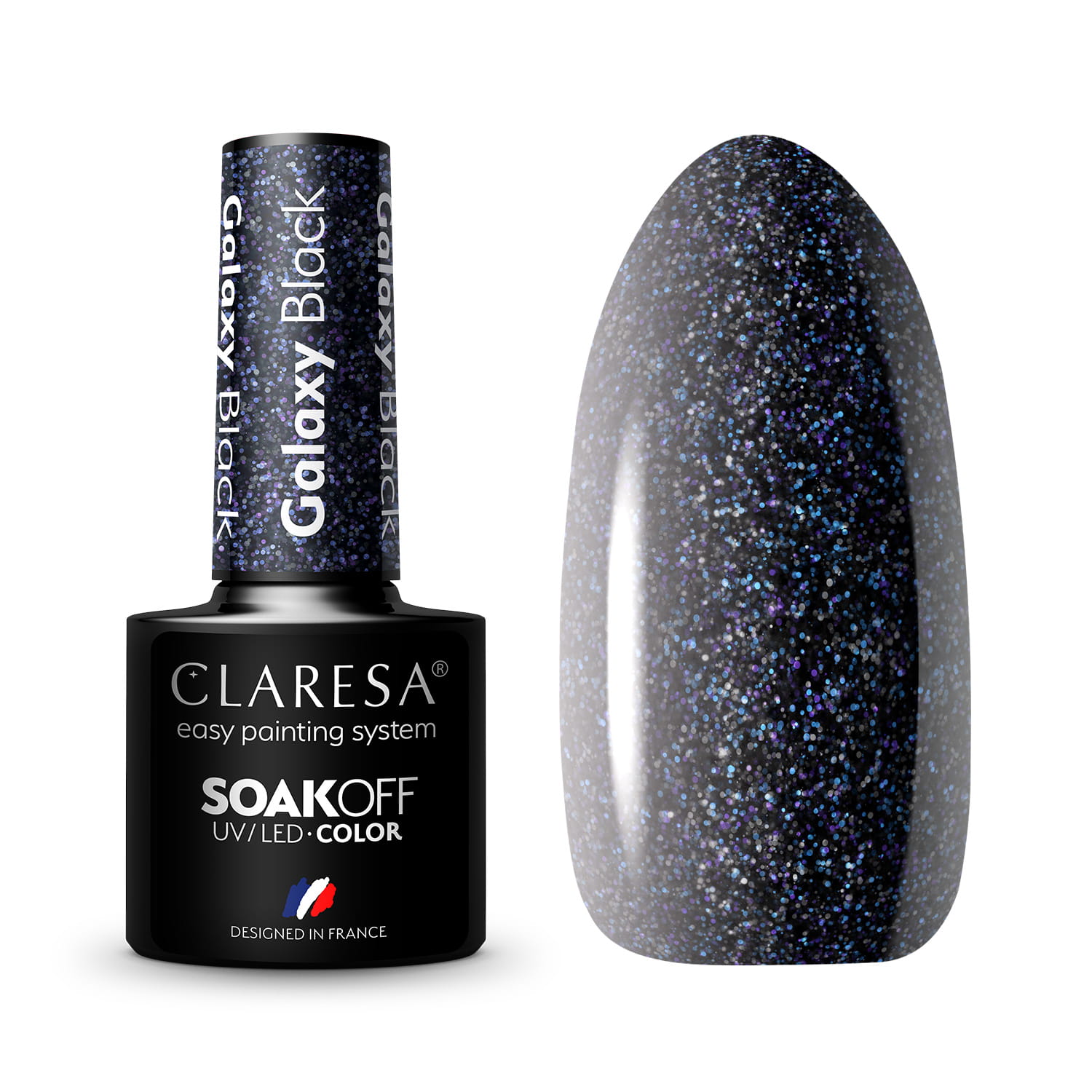 Claresa Hybrid Lacquer Galaxy Black
