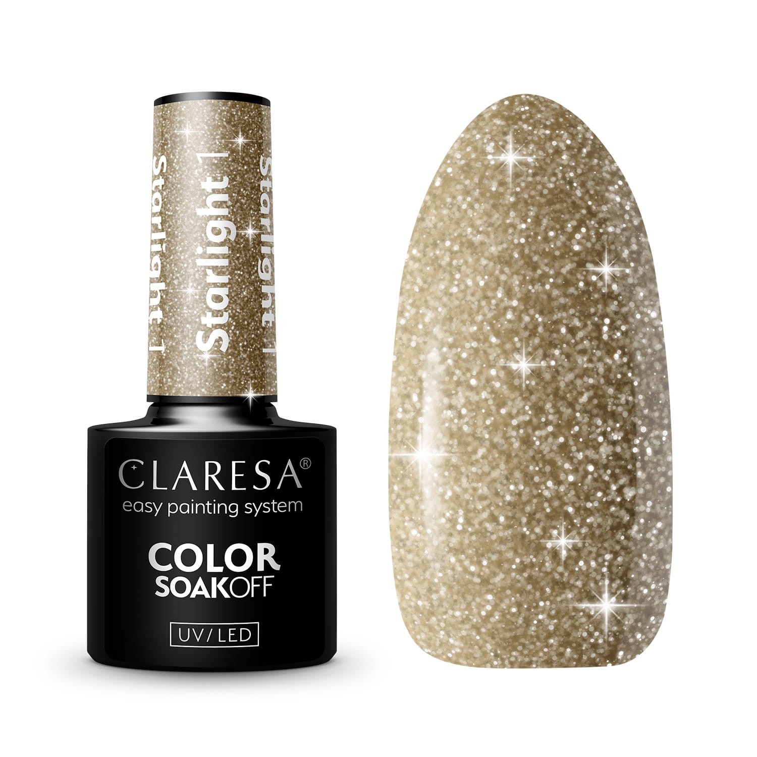 Claresa Hybrid Varnish Starlight 1