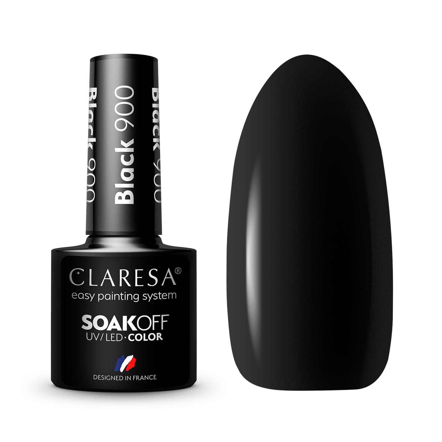 Claresa Hybrid Varnish Negru 900