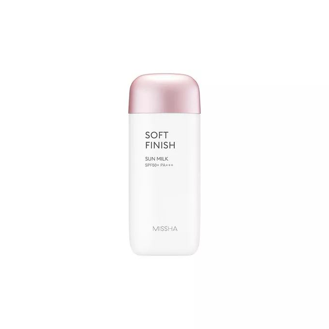 MISSHA Soft Finish Sun Milk Cremă cu filtru luminos SPF50+ 70ml