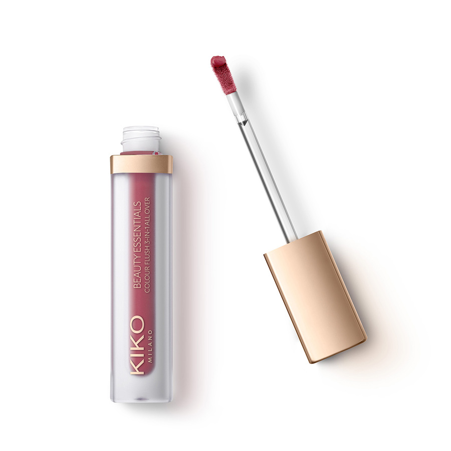 KIKO Milano Beauty Essentials Colour Flush 3-In-1 All Over 3-in-1 Lip Stick pentru față și ochi cu finisaj mat 04 Let Yourself Go 3.2ml