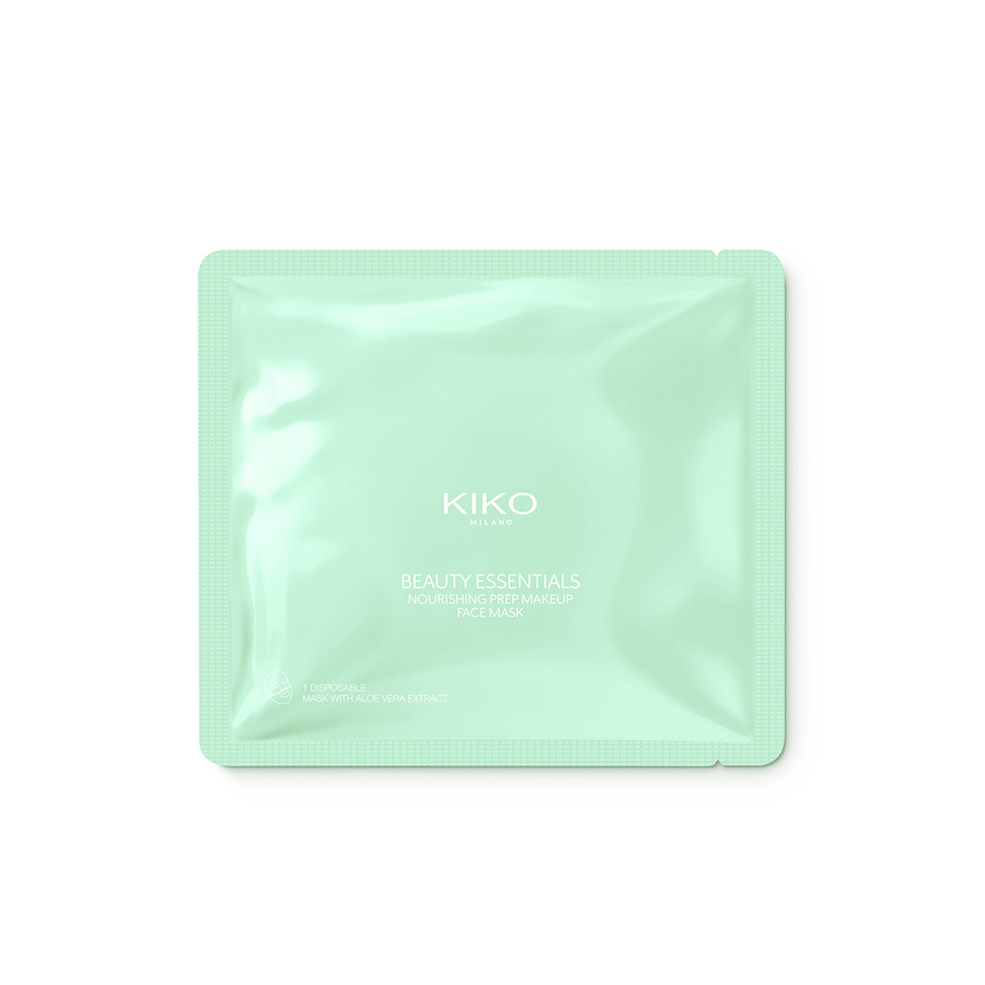 KIKO Milano Beauty Essentials Nourishing Nourishing Prep Makeup Face Mask Mască de față de unică folosință cu hidrogel mască de față iluminatoare și h