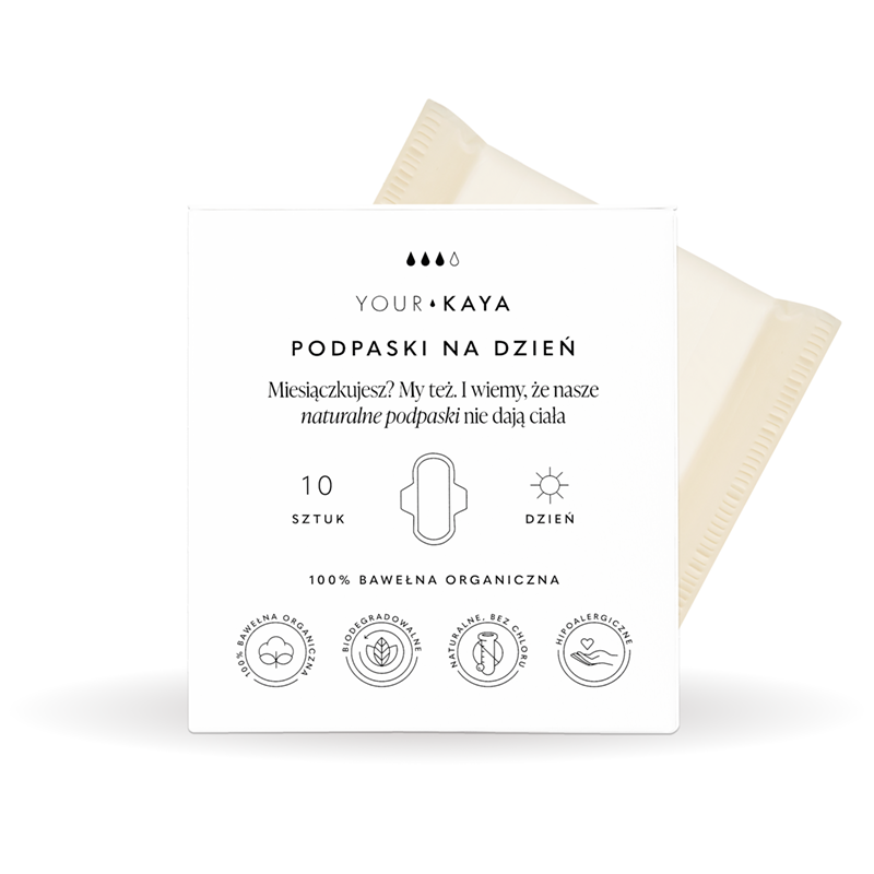 Kaya Organic Daytime Slip 10 bucăți