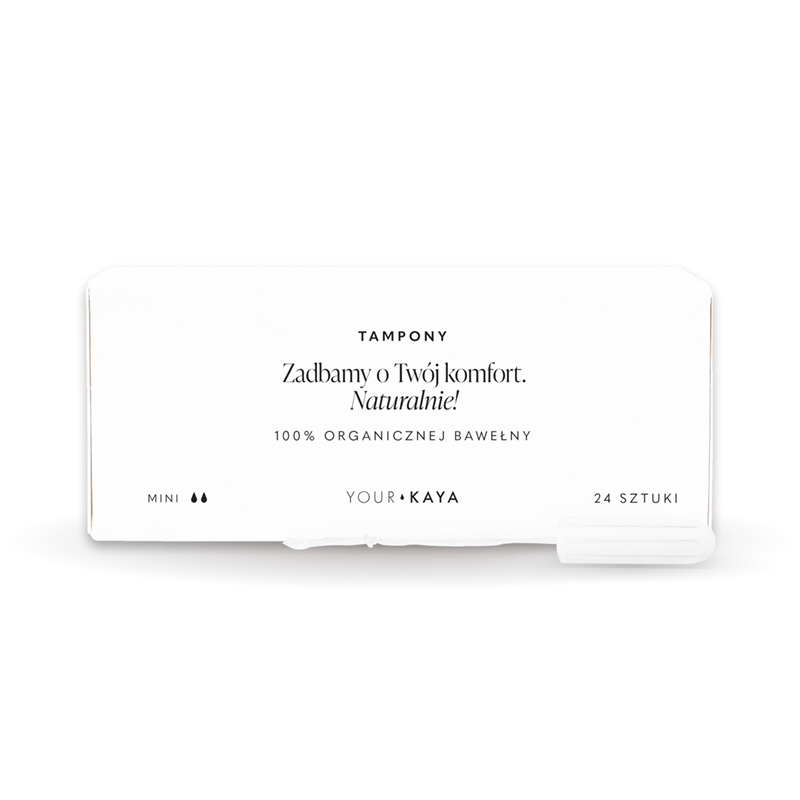 Tampoanele tale Kaya Mini Organic 24 buc