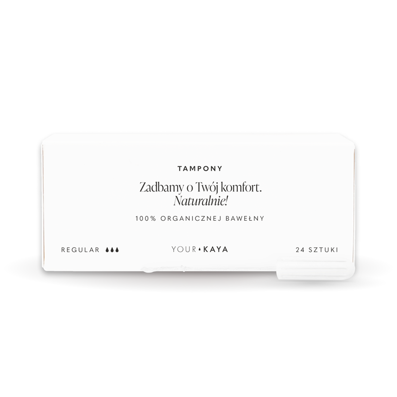 Tampoanele tale Kaya Organic Regular 24 buc