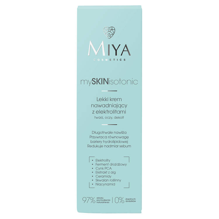 MIYA mySKINisotonic Lekki Krem Nawadniający z Elektrolitami 40ml