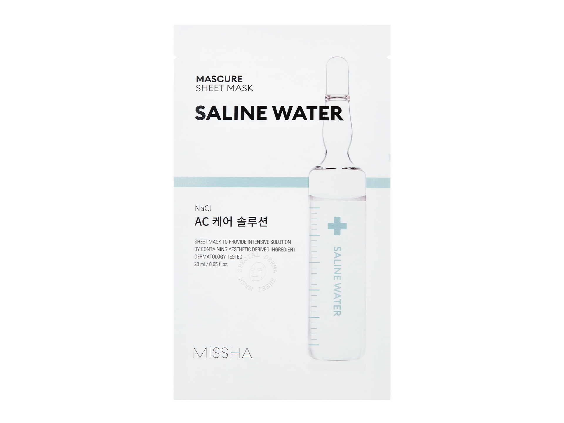 Missha Miscure Sheet Mask Saline Water