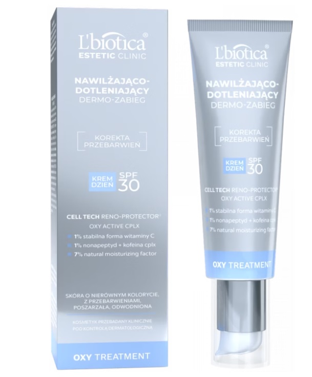 Lbiotica Estetic Clinic Oxy Treatment Cremă de zi hidratantă și oxigenantă Dermo-Tratament de zi SPF30+ 35ml