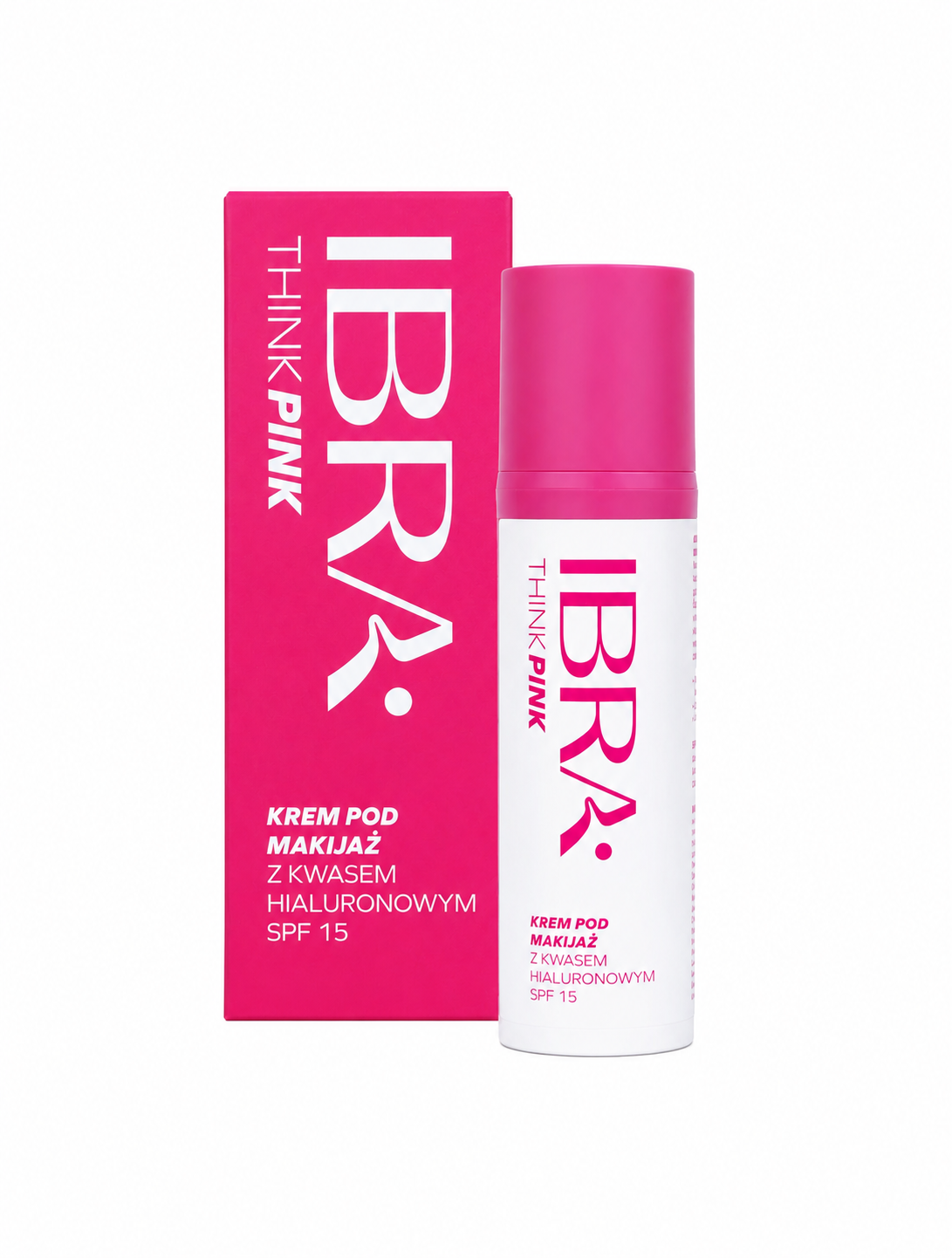 IBRA Makeup Think Pink Makeup Cream cu acid hialuronic SPF15 50ml