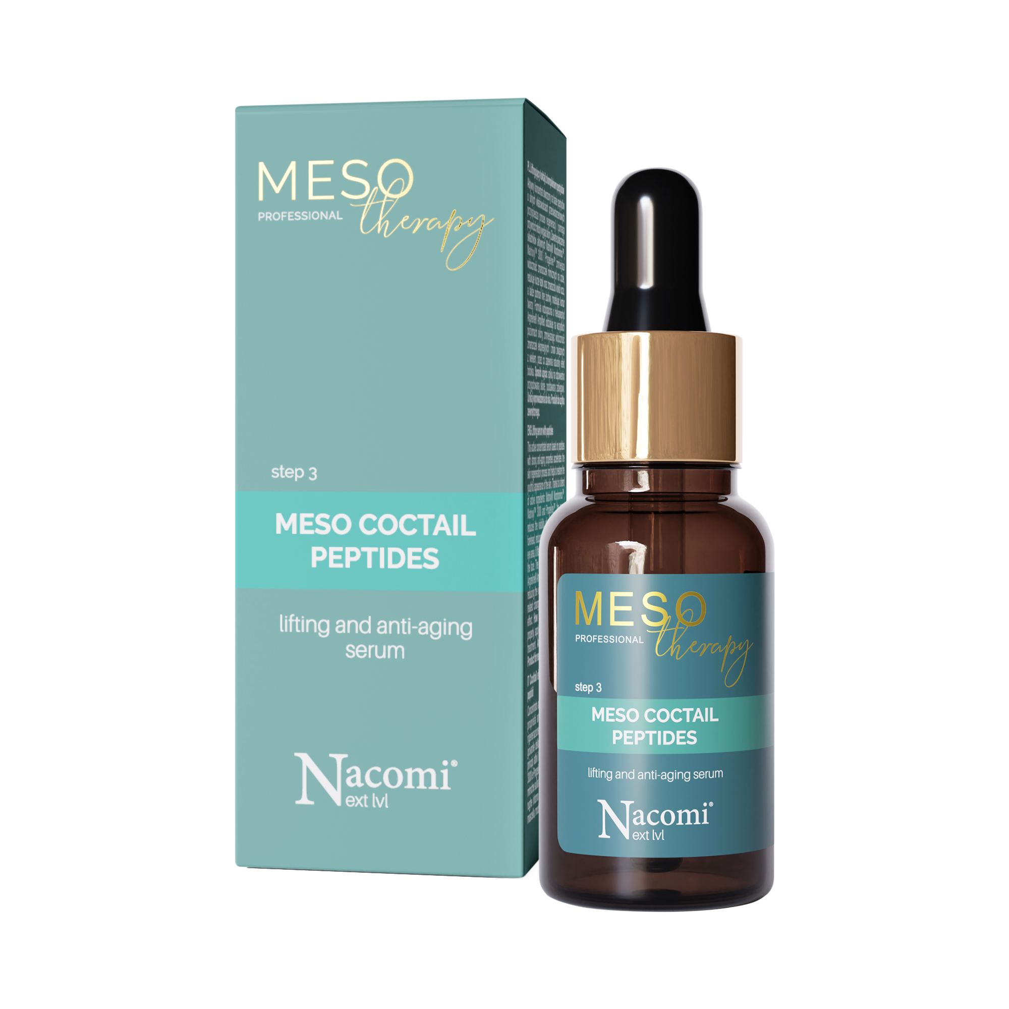 Nacomi Next Lvl Meso Therapy Lifting Cocktail cu complex peptidic 15ml