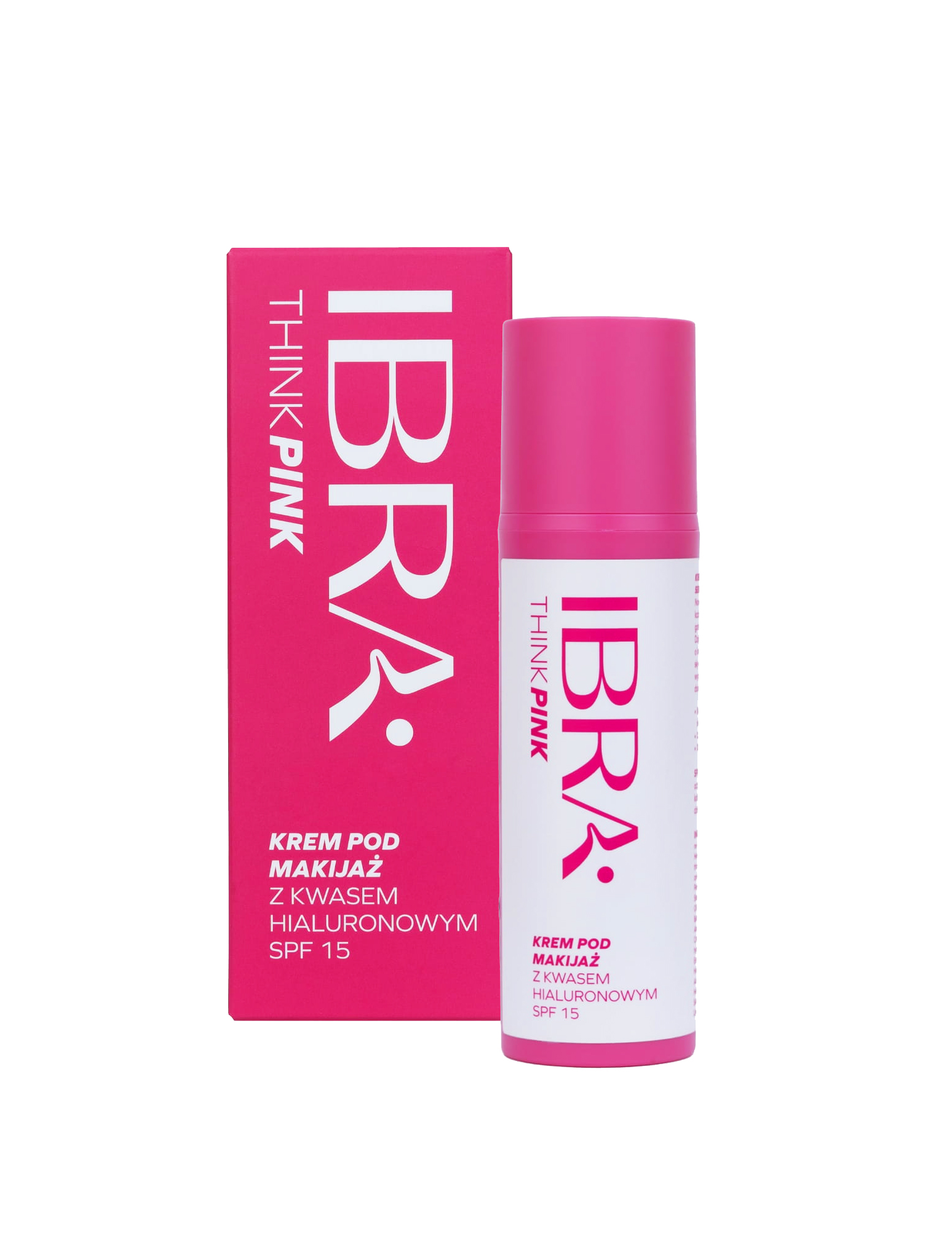IBRA Makeup Think Pink Makeup Cream cu acid hialuronic SPF15 50ml