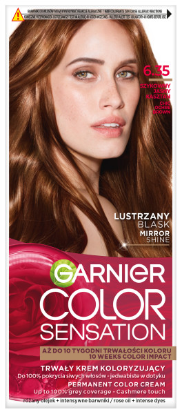Garnier Color Sensation Hair Colour 6.35 Chic Light Chestnut