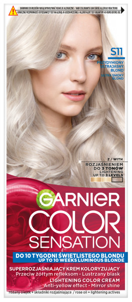 Garnier Color Sensation Hair Colour S11 Smoky Ultra-Bright Blonde