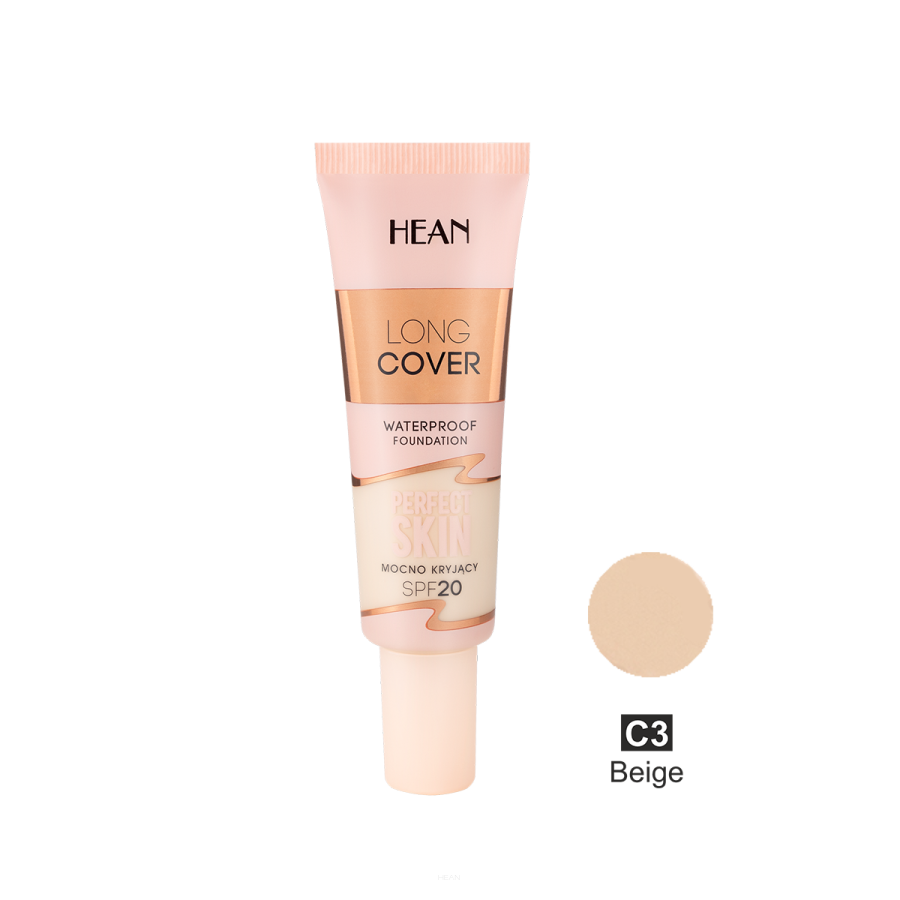 HEAN Long Cover Perfect Skin Foundation C3 Beige