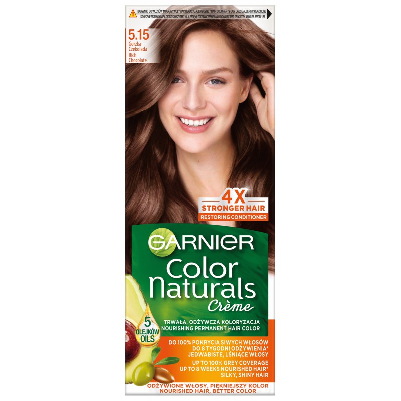 Garnier Color Naturals Vopsele de păr 5.15 Bitter Chocolate
