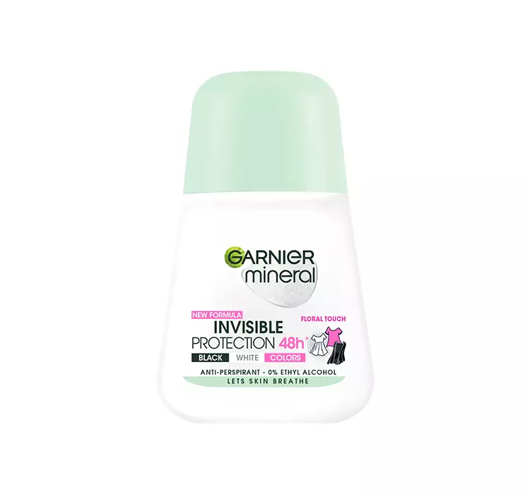 Garnier Mineral Antiperspirant Roll-On Invisible Protection 48h Floral Touch
