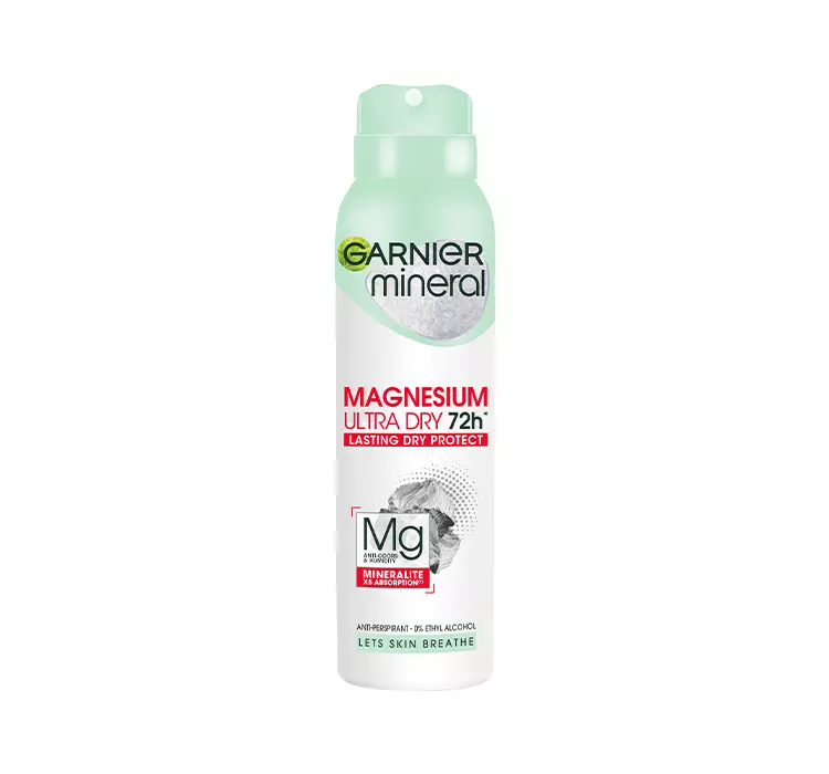 Garnier Mineral Antiperspirant Megnesium Ultra Dry 72h 150ml