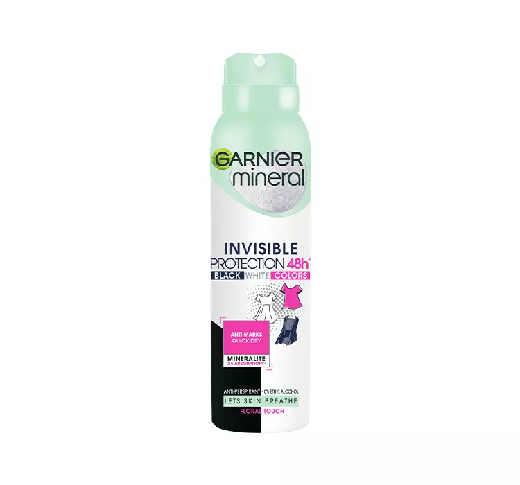 Garnier Mineral Antiperspirant Invisible Protection 48h Floral Touch 150ml