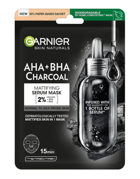 Garnier Pure Charcoal Black Mask in Pad