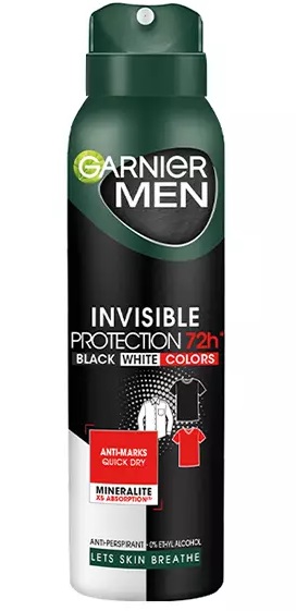 Garnier Men Antiperspirant Invisible 72h 150ml