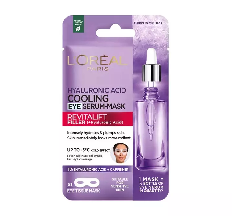 Loreal Hyaluronic Acid Serum-Eye Mask 11g