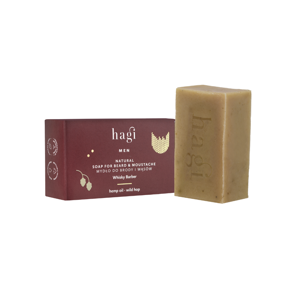 Hagi Men Whisky Barber Barber săpun pentru barbă și mustață 100g