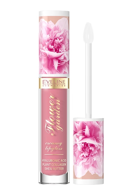 Eveline Flower Garden Flower Garden Cream Gloss 01 Delicate Rose