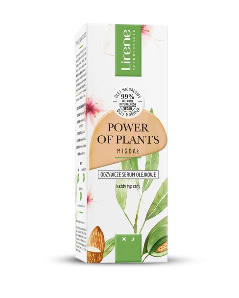Lirene Power of Plants Serum nutritiv cu ulei de migdale 30ml