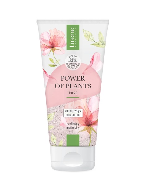 Lirene Power of Plants Rose Cleansing Peeling de curățare 175g