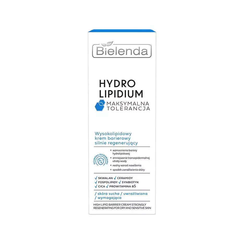 Bielenda Hydro Lipidium Cremă cu barieră hiperlipidică puternic regeneratoare 50ml