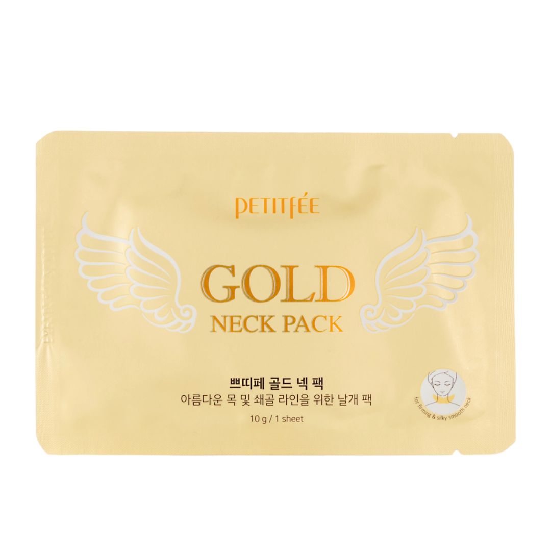 Petitfee Mască pentru gât și decolteu Gold