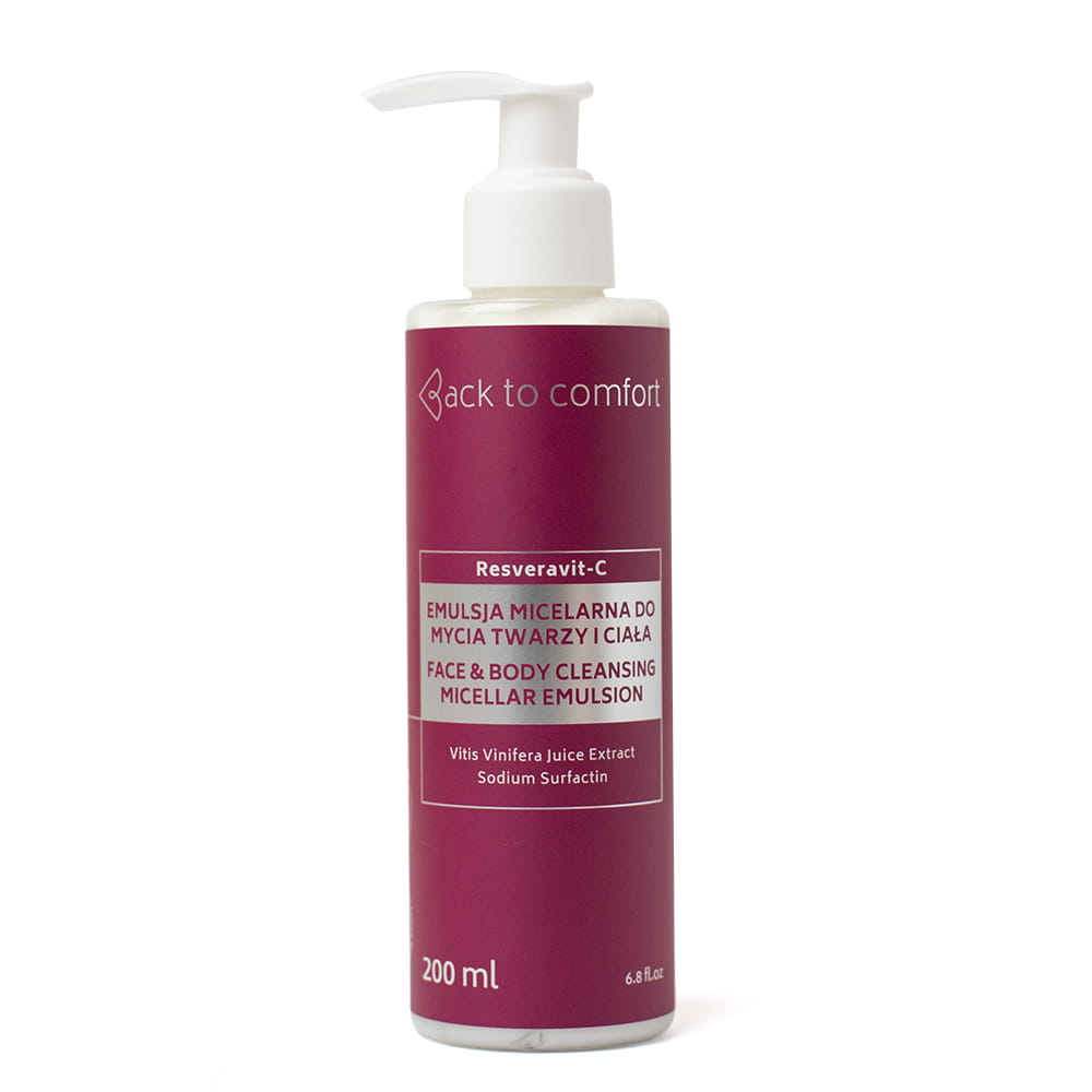 Back to Comfort Resveravit-C Micellar Face and Body Wash 200ml