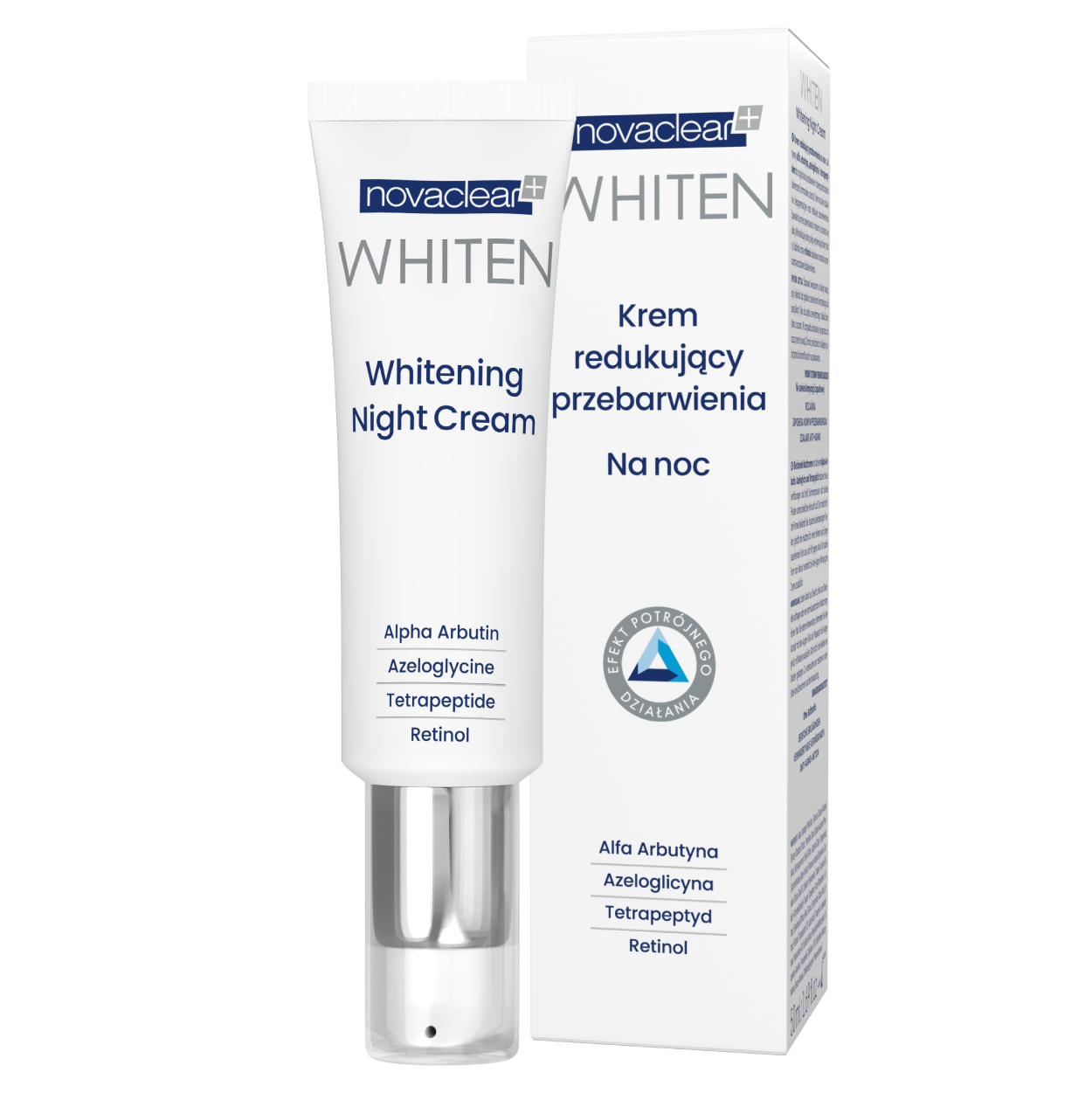 Novaclear Whiten Cremă de noapte care reduce hiperpigmentarea 50ml
