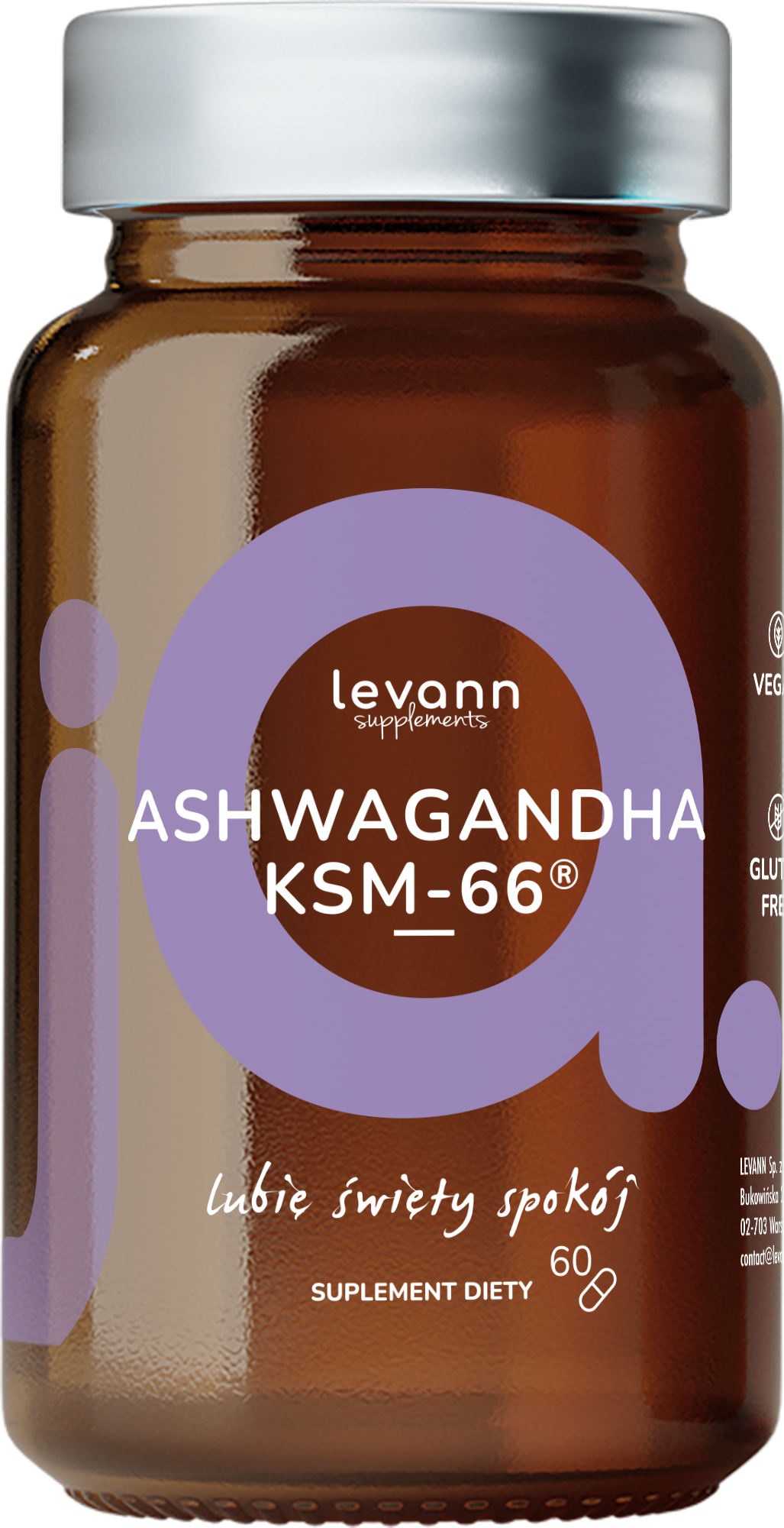 Levann Ashwagandha KSM-66 Supliment 60 Capsule