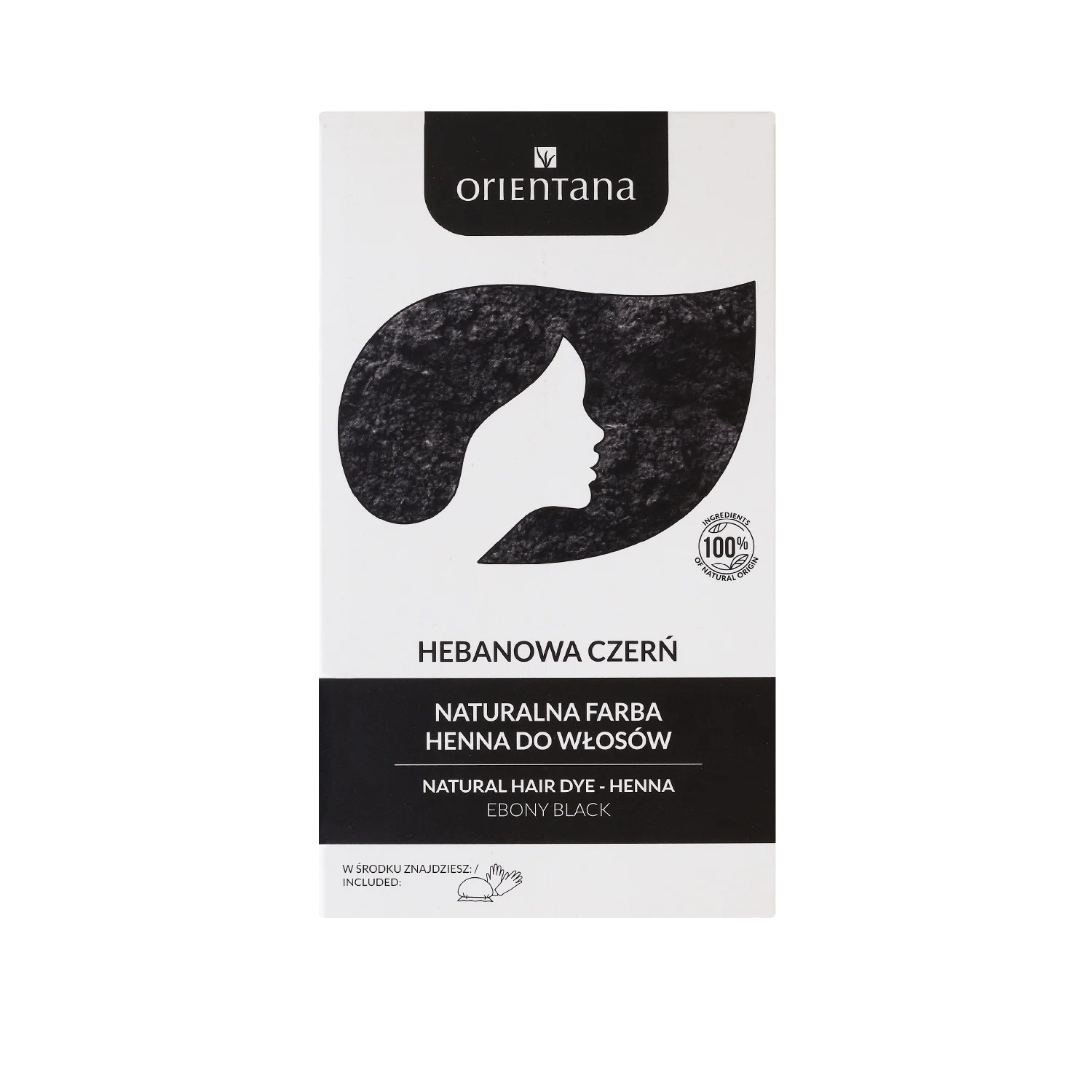Orientana Bio Henna Bio Henna Vegetable Hair Colour Ebony Black 100g