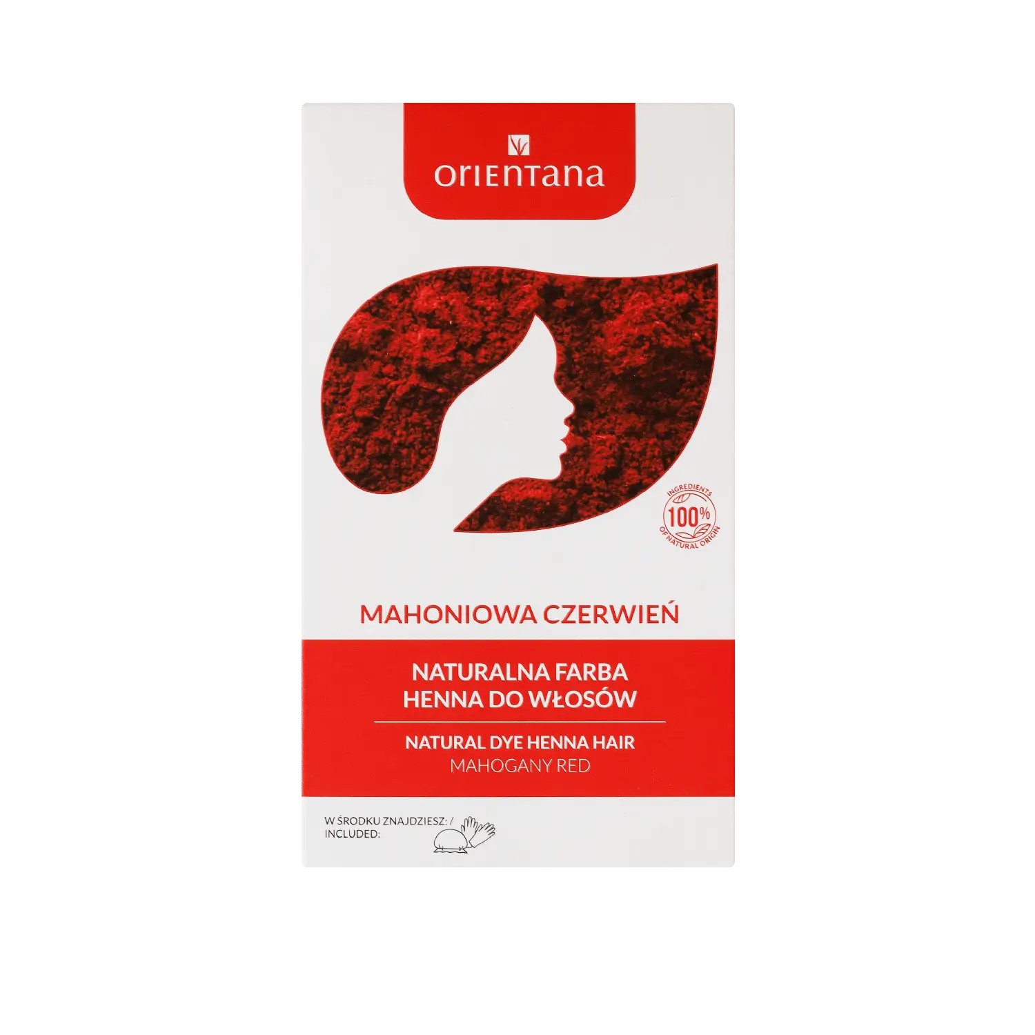 Orientana Bio Henna Bio Henna Vegetable Hair Colour Mahogany Red 100g
