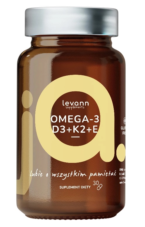 Levann Omega 3 D3+K2+E Supliment 30 Capsule