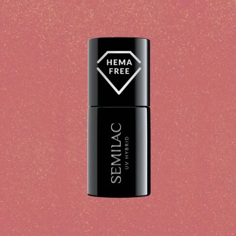Semilac Hybrid Varnish 378 Shimmer Stone Amber