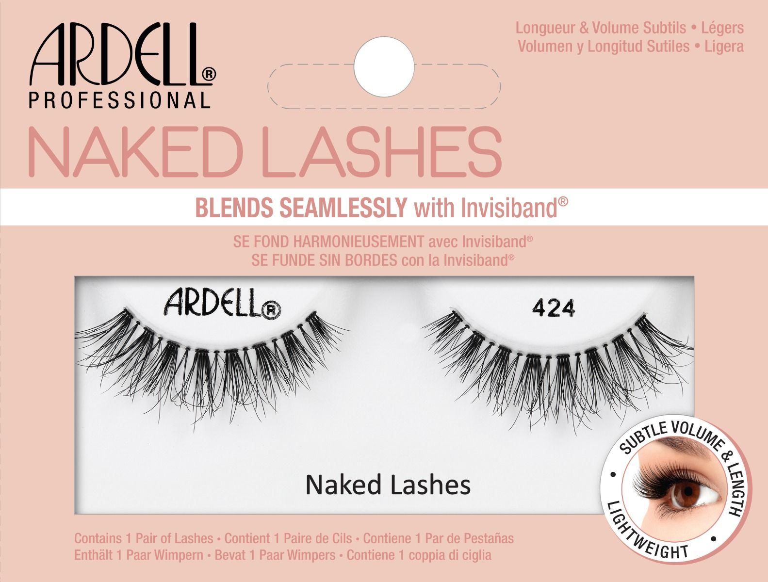 Ardell gene în benzi Naked Lashes 424