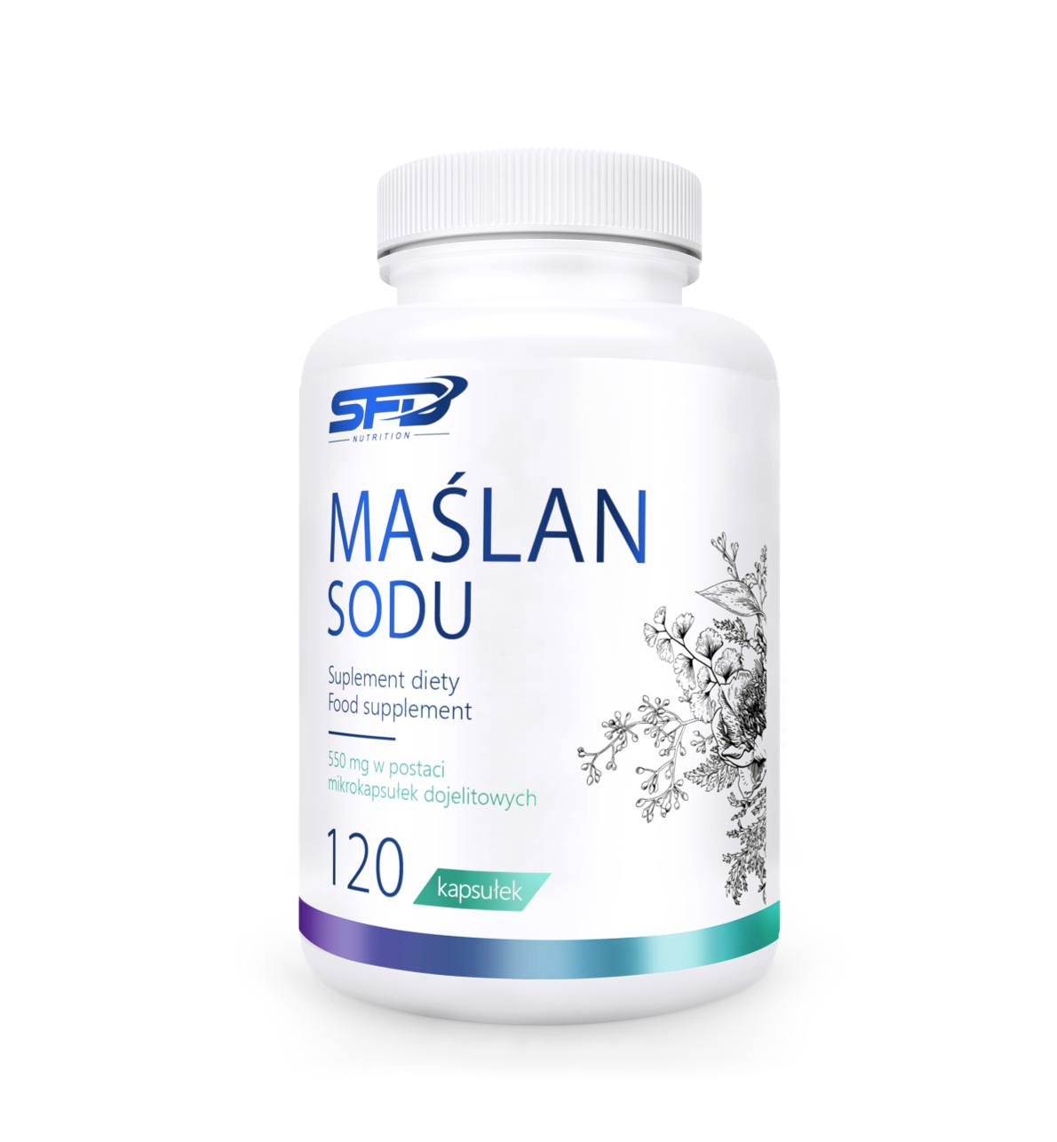 SFD Butyrate de sodiu Supliment alimentar 120 Capsule