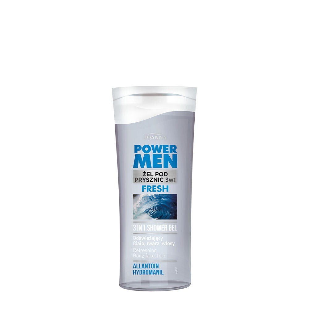 Joanna Power Men 3 în 1 Gel de duș Fresh 100ml