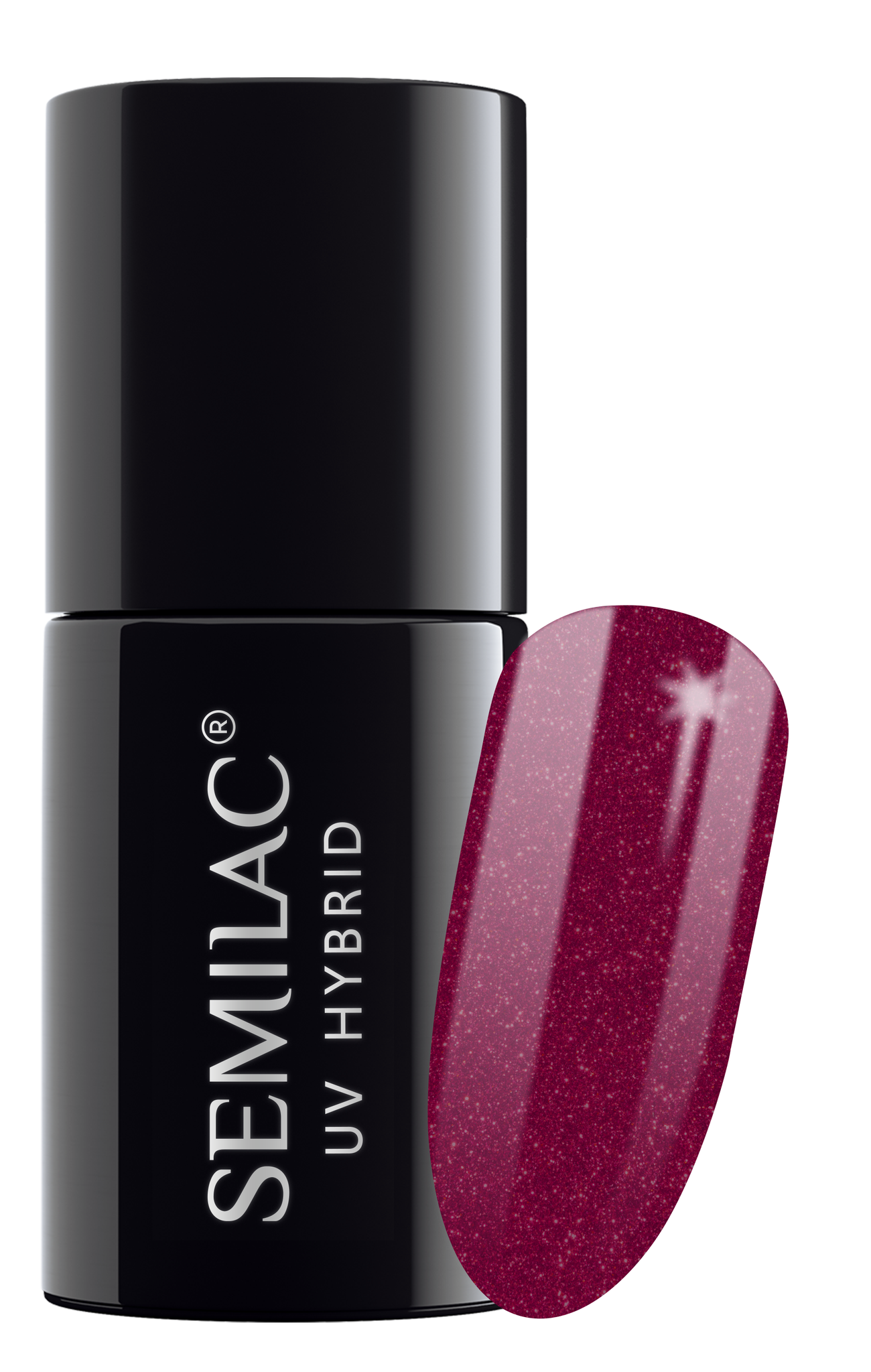 Semilac Hybrid Varnish 098 Elegant Cherry 7ml