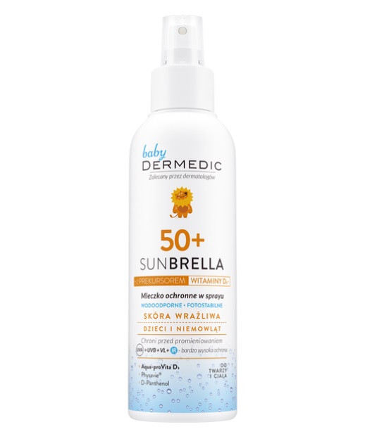 Dermedic Sunbrella Lapte protector pentru copii SPF50+ Spray 150ml