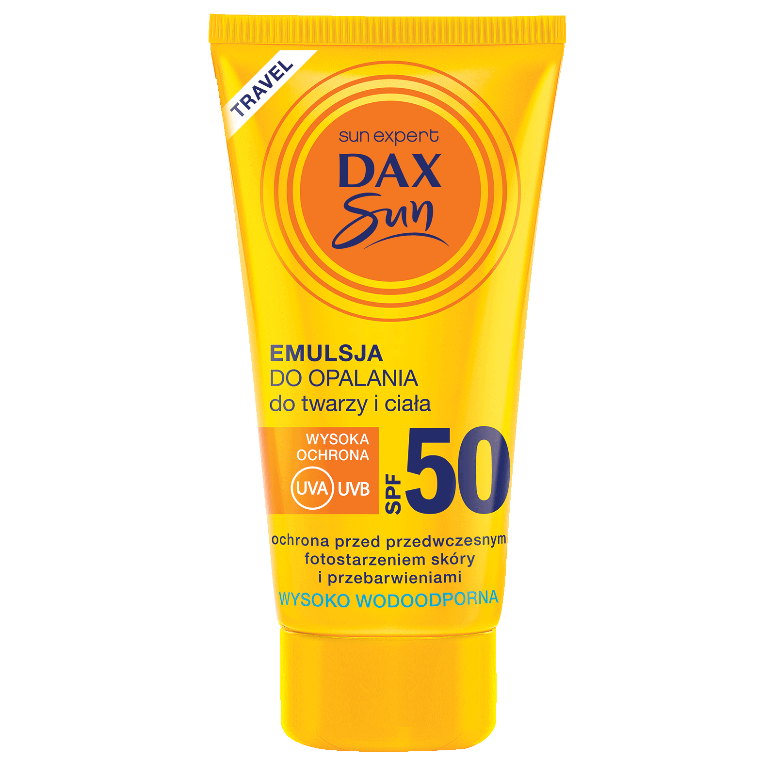 DAX SUN Emulsie de călătorie cu protecție solară SPF50+ 50ml