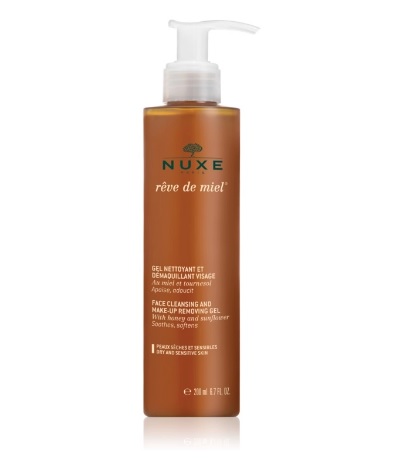 NUXE Reve de Miel Gel de curățare facială și demachiant 200 ml
