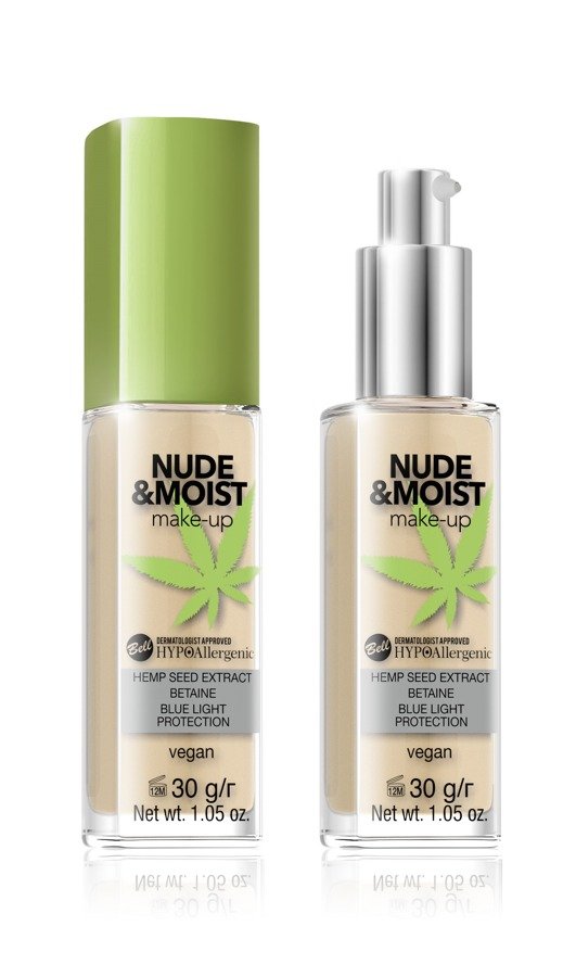 Bell HYPOAllergenic Nude&Moist Make-Up Face Primer Hydrating & Nourishing 04 Natural Tan